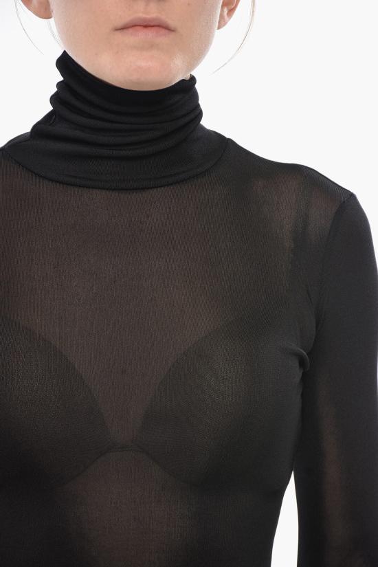  마르지엘라 하이넥 바디수트 S51NA0104 S24468 900 Black - MAISON MARGIELA