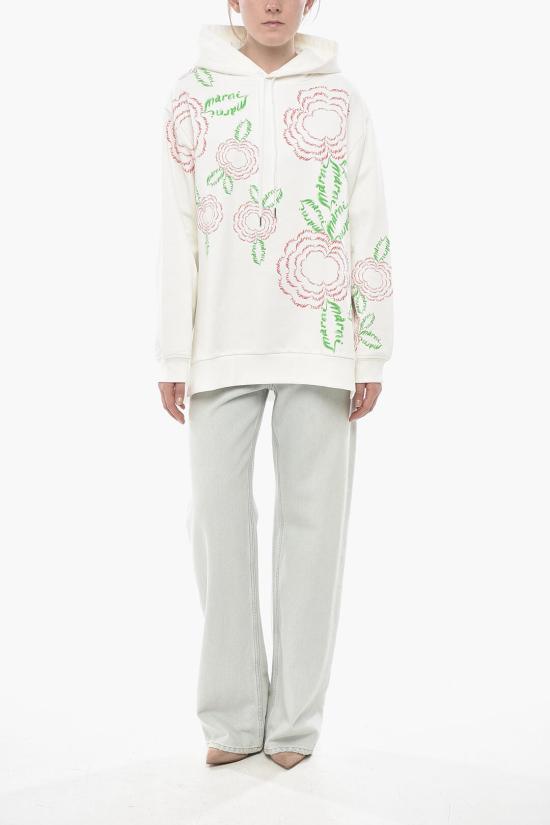  마르니 후드 티셔츠 FLJE0179P4USCW26 PFW02 White - MARNI
