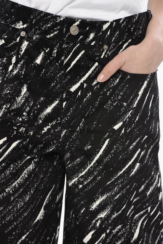  마르니 스트레이트 팬츠 PAJD0514A0 UTC432 CRN99 Black White - MARNI