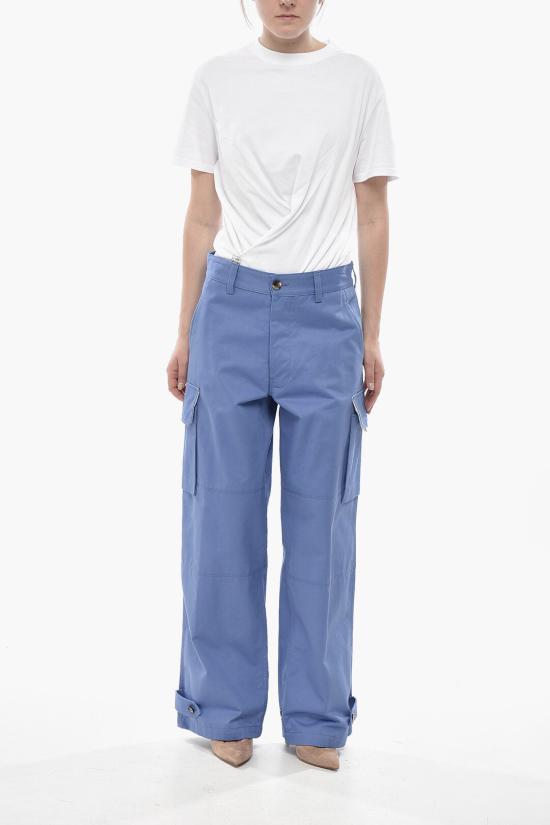  마르니 스트레이트 팬츠 PUMU0169A1UTC311 00B26 Light blue - MARNI