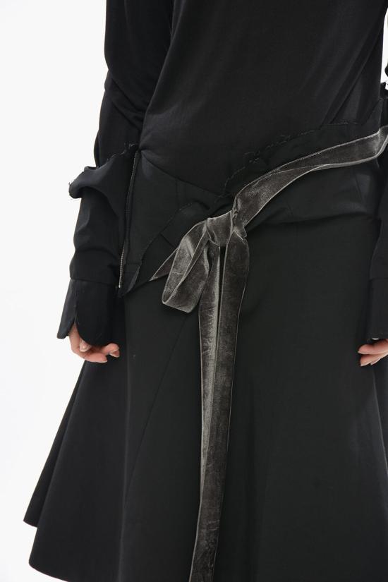  마르지엘라 롱 원피스 S51DD0030 MTN055 900 Black - MAISON MARGIELA