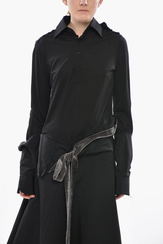  마르지엘라 롱 원피스 S51DD0030 MTN055 900 Black - MAISON MARGIELA