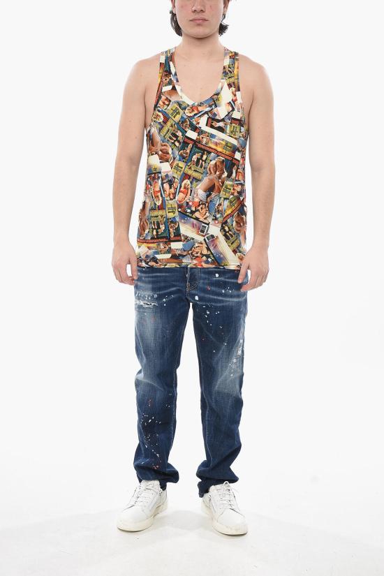  디스퀘어드2 반팔 티셔츠 D9D095320ISA01960 Multicolor - DSQUARED2