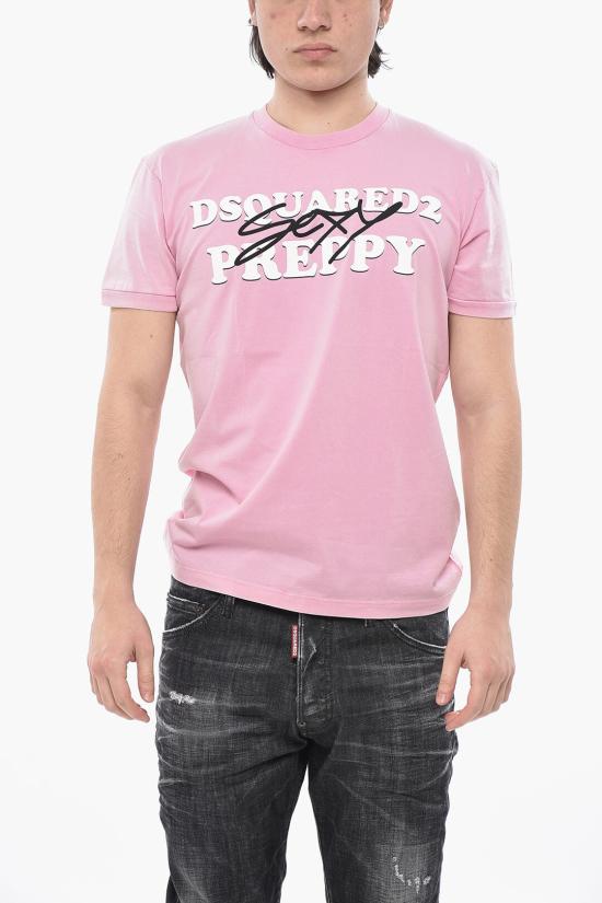  디스퀘어드2 반팔 티셔츠 S71GD1383S22427396 Pink