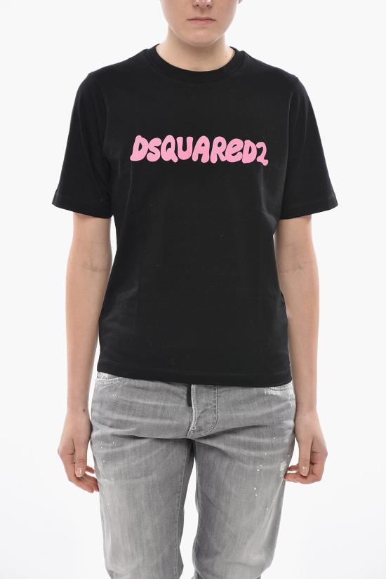  디스퀘어드2 반팔 티셔츠 S72GD0469S23009900 Black