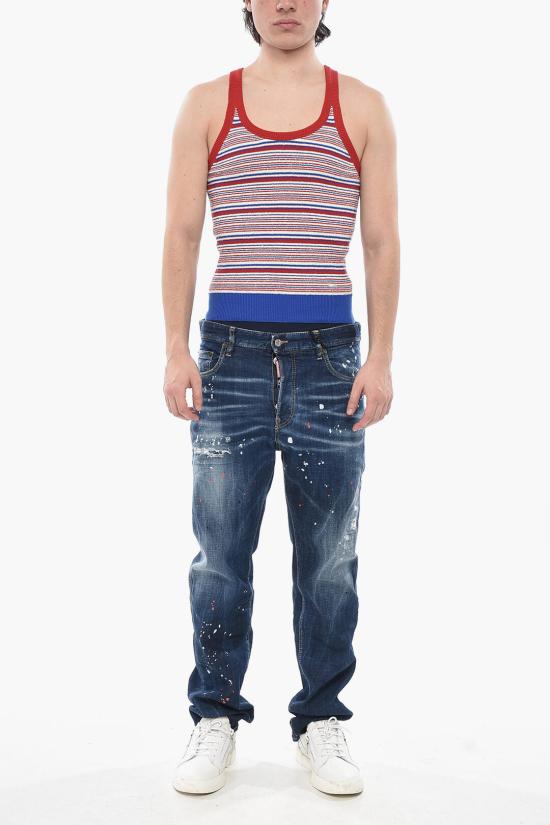  디스퀘어드2 민소매 티셔츠 S71HA1269D13019961 Multicolor - DSQUARED2