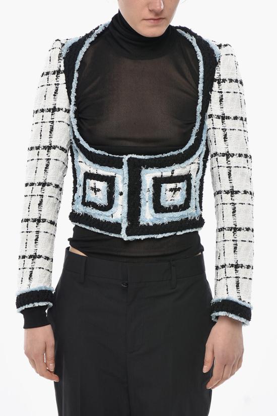  디스퀘어드2 수트 자켓 S72BN0681S78600961 Azzurro Bianco e Nero