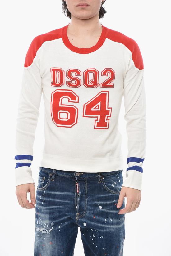  디스퀘어드2 스웨터 S74HA1392S18433961 Bianco Rosso