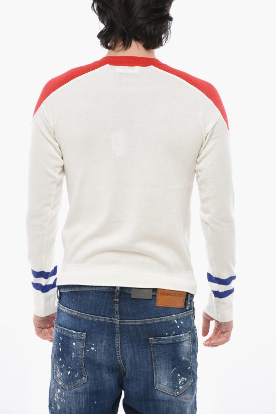  디스퀘어드2 스웨터 S74HA1392S18433961 Bianco Rosso - DSQUARED2
