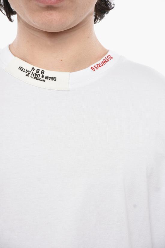  디스퀘어드2 반팔 티셔츠 S74GD1417 D20020 100 White - DSQUARED2