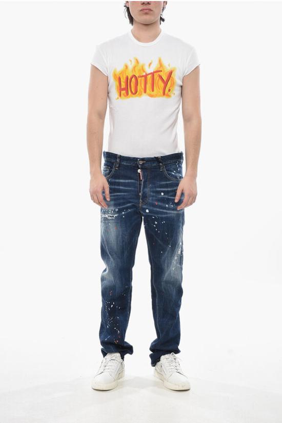  디스퀘어드2 데님 팬츠 S74LB1659 S30664 470 Blue - DSQUARED2