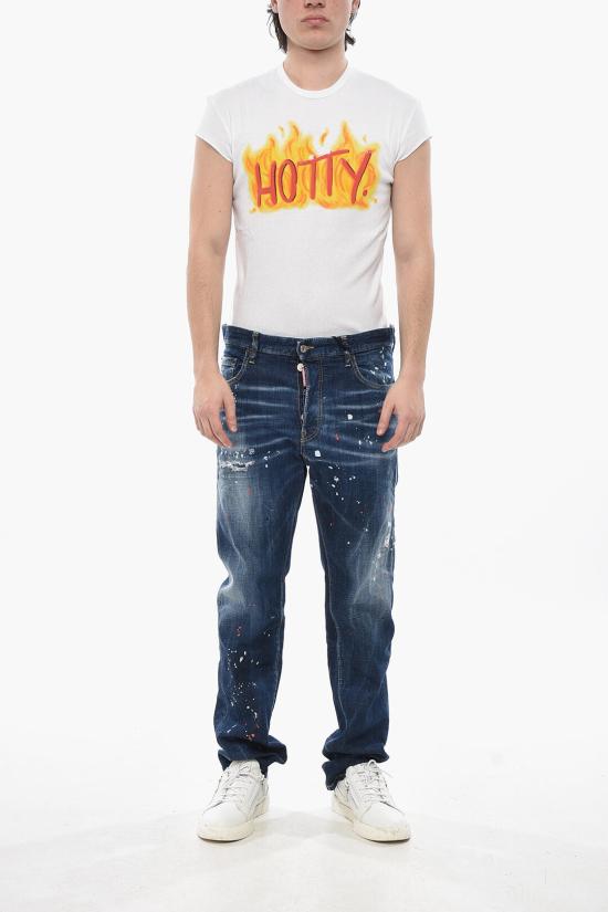  디스퀘어드2 데님 팬츠 S74LB1659 S30664 470 Blue - DSQUARED2
