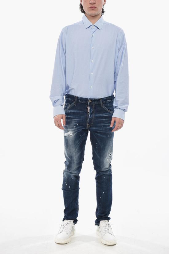  디스퀘어드2 데님 팬츠 S74LB1613 S30664 470 Blue - DSQUARED2