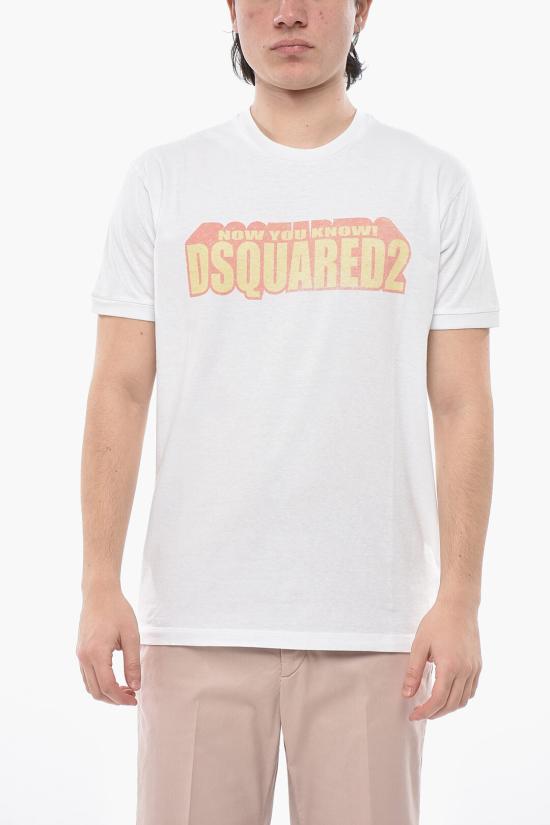  디스퀘어드2 반팔 티셔츠 S71GD1525 S22507 100 White