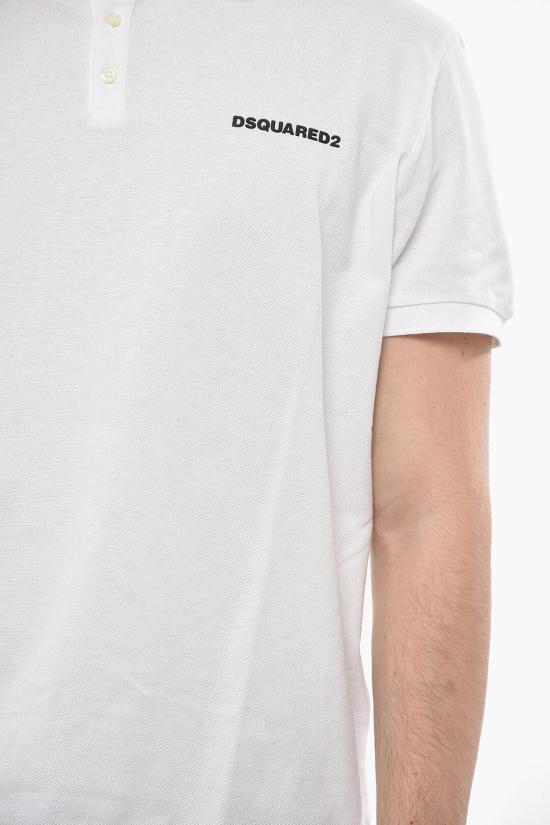  디스퀘어드2 폴로 티셔츠 S71GL0054 S22743 100 White - DSQUARED2