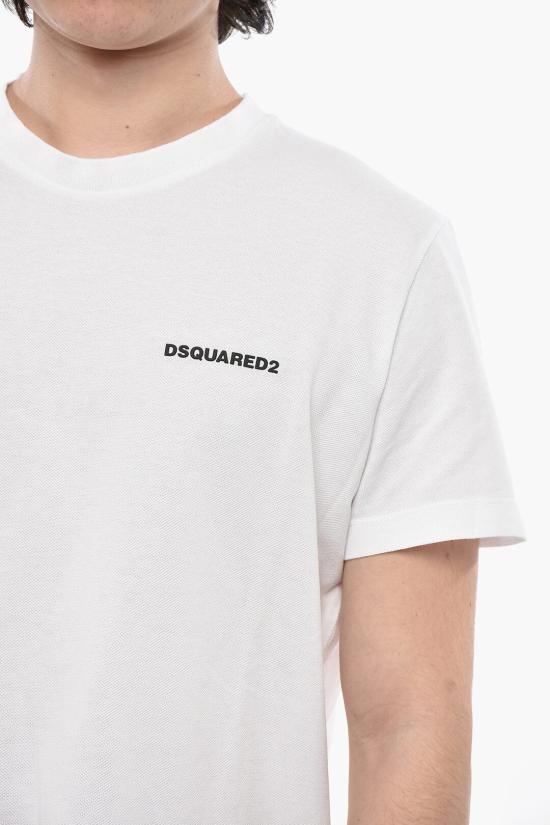  디스퀘어드2 반팔 티셔츠 S71GD1564 S22743 100 White - DSQUARED2