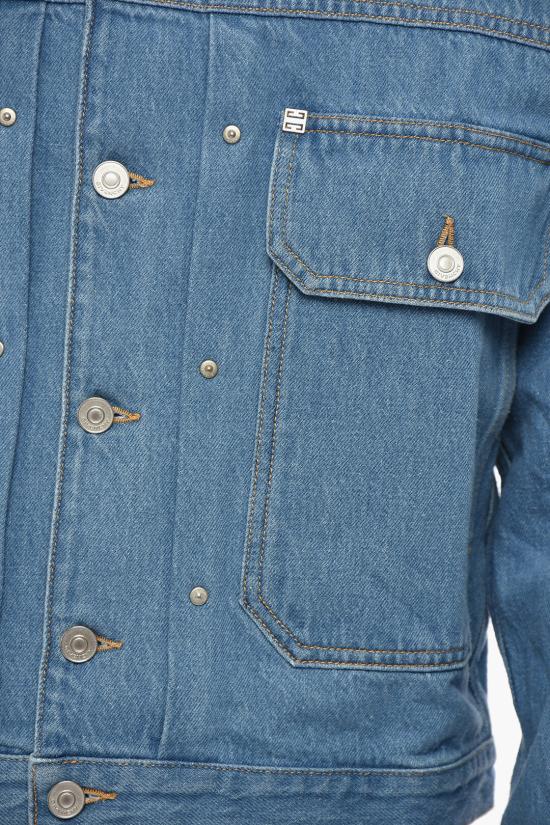  지방시 데님 자켓 BM017H5YAQ 452 Light blue - GIVENCHY