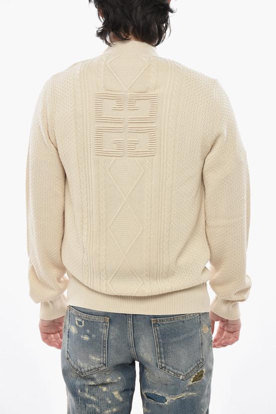  지방시 가디건 BM90S74YJP 105 White - GIVENCHY