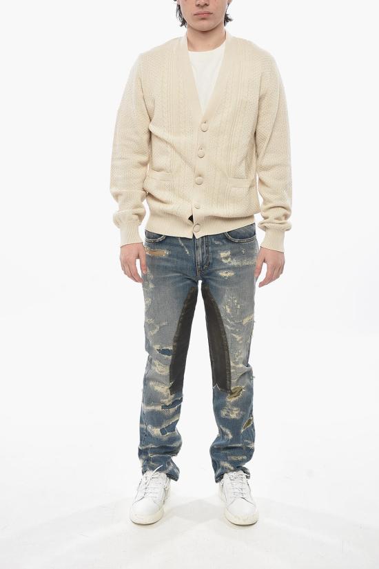  지방시 가디건 BM90S74YJP 105 White - GIVENCHY