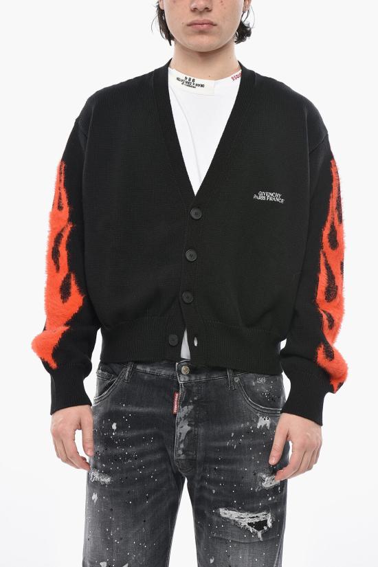  지방시 가디건 BM90QR4YHF 009 Black