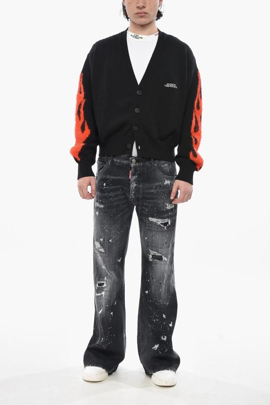  지방시 가디건 BM90QR4YHF 009 Black - GIVENCHY