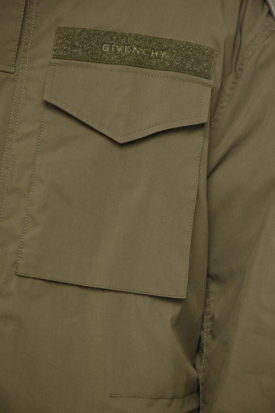  지방시 코트 BM015X15EF 306 Military Green - GIVENCHY