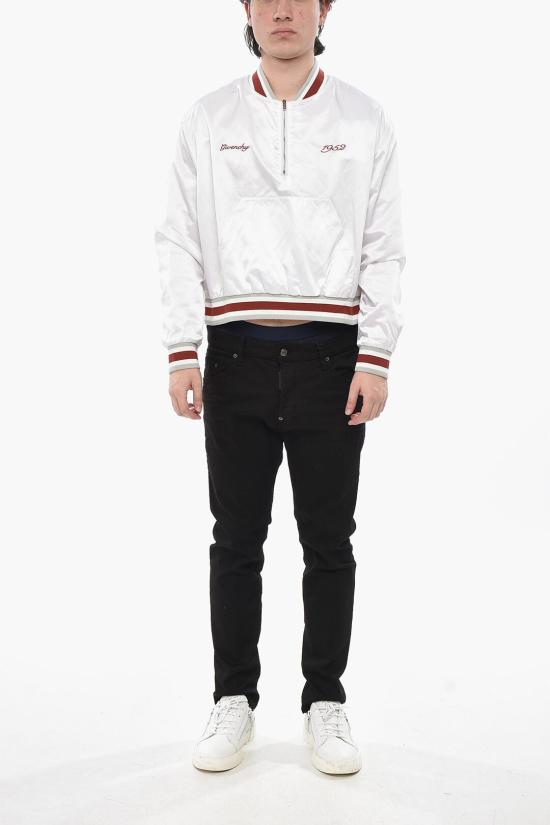  지방시 봄버 자켓 BM016N15EH 100 White - GIVENCHY