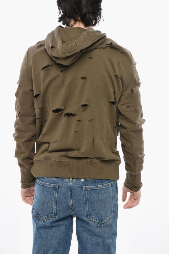  지방시 후드 티셔츠 BMJ0KF3Y8Y 305 Military Green - GIVENCHY