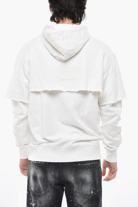  지방시 후드 티셔츠 BMJ0KV3YEA 100 White - GIVENCHY