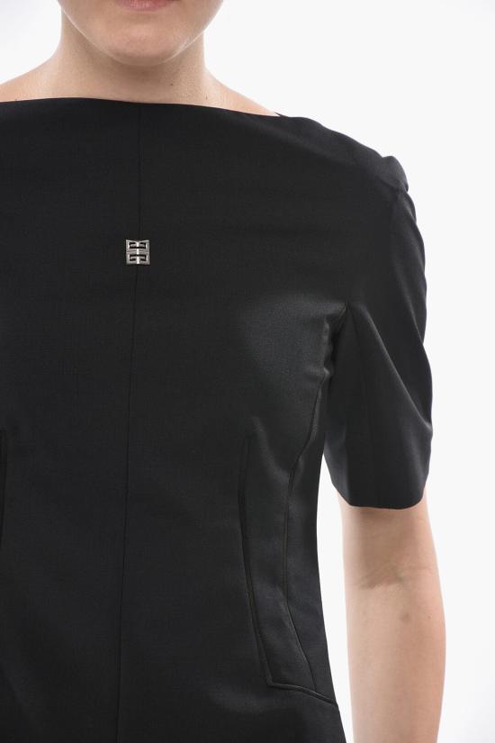  지방시 숏 원피스 BW21YZ100H 001 Black - GIVENCHY