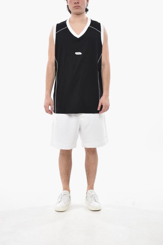  지방시 민소매 티셔츠 BM71HC3YCN 001 Black - GIVENCHY