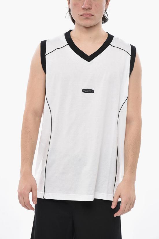  지방시 민소매 티셔츠 BM71HC3YCN 100 White