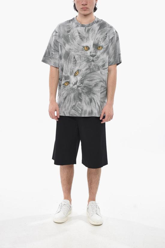  지방시 반팔 티셔츠 BM71JA3YNP 960 Gray - GIVENCHY