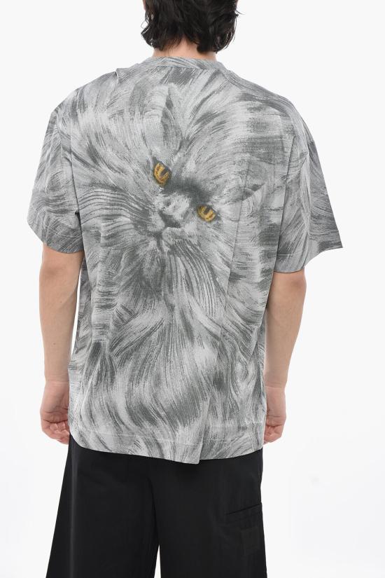  지방시 반팔 티셔츠 BM71JA3YNP 960 Gray - GIVENCHY