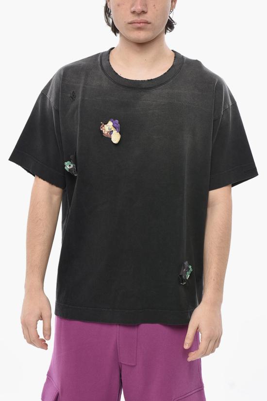  지방시 반팔 티셔츠 BM71JQ3YG8 001 Gray