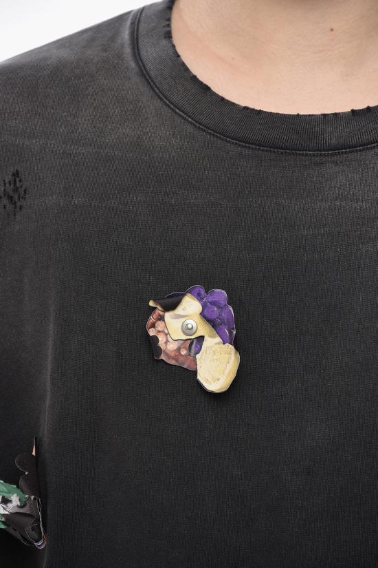  지방시 반팔 티셔츠 BM71JQ3YG8 001 Gray - GIVENCHY