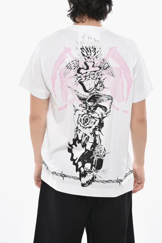  지방시 반팔 티셔츠 BM71583Y6B 100 White - GIVENCHY