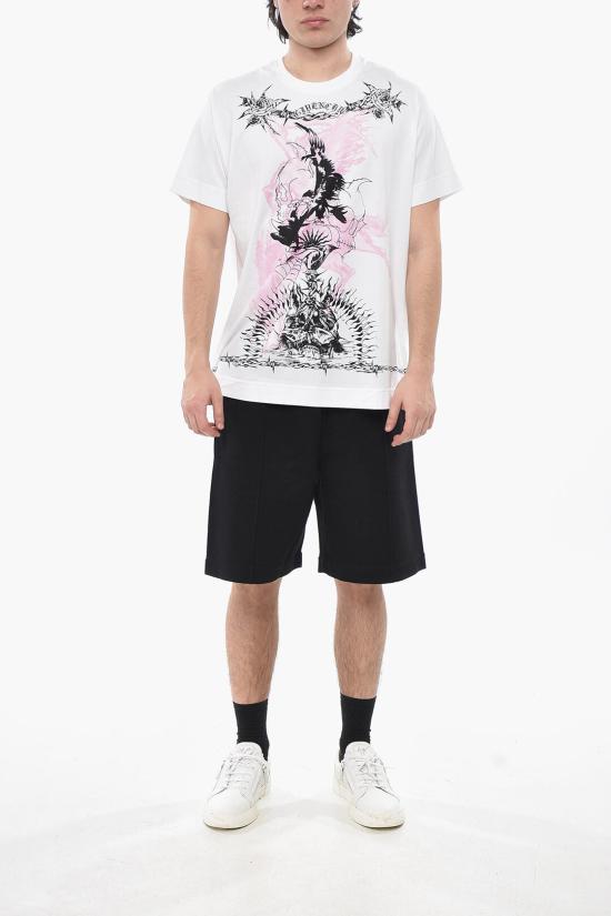  지방시 반팔 티셔츠 BM71583Y6B 100 White - GIVENCHY