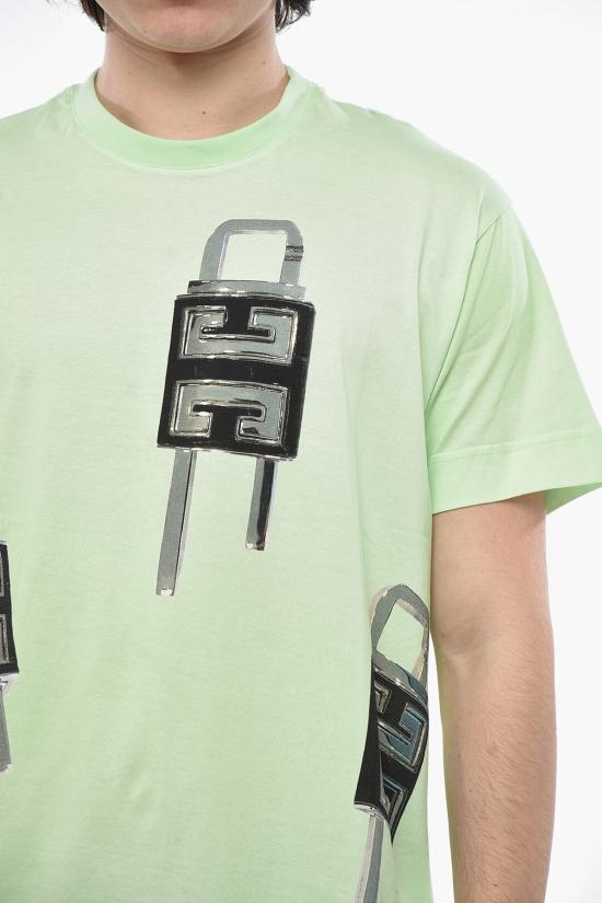 지방시 반팔 티셔츠 BM716N3YBC 322 Green - GIVENCHY