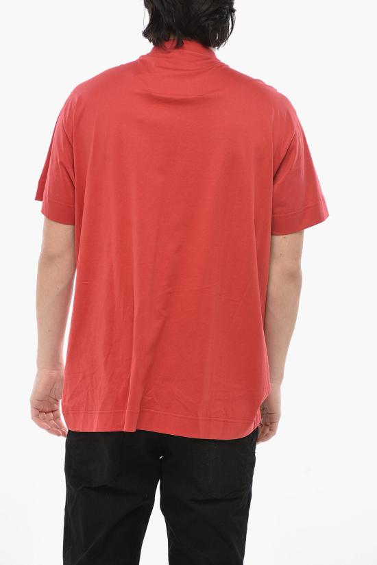  지방시 반팔 티셔츠 BM717W3Y6B 640 Red - GIVENCHY