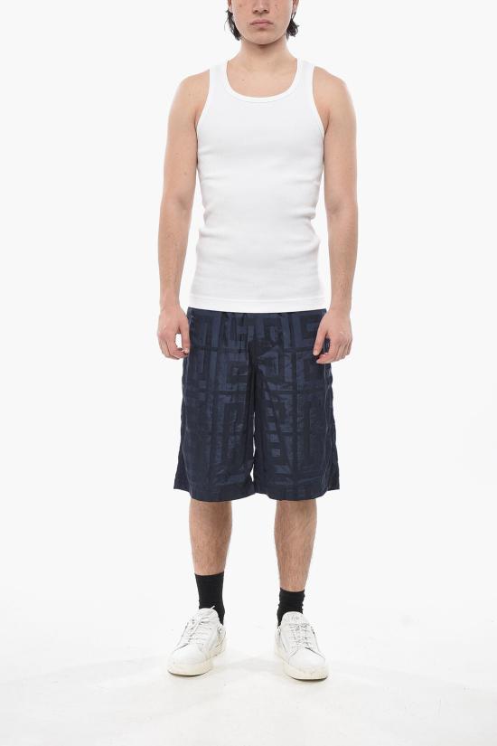  지방시 민소매 티셔츠 BM71KY3YLE 100 White - GIVENCHY