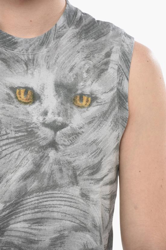  지방시 민소매 티셔츠 BM71LN3YNP 960 Gray - GIVENCHY