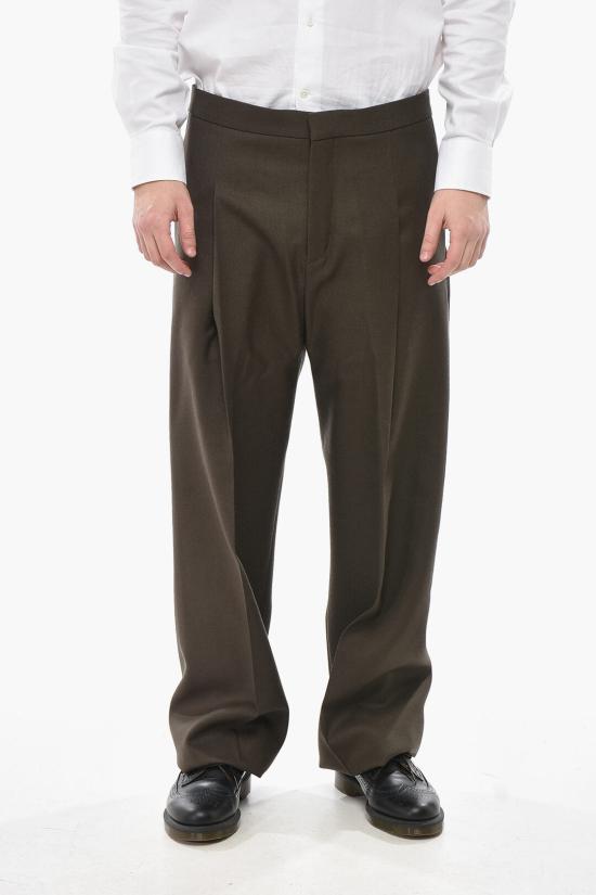  지방시 스트레이트 팬츠 BM51EB15K3 309 Military Green
