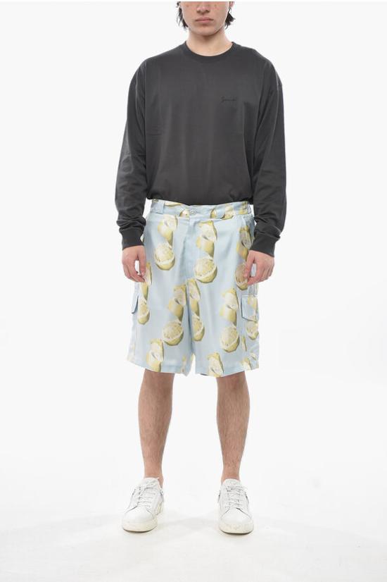  지방시 숏팬츠 BM51GA15MX 969 Light blue - GIVENCHY