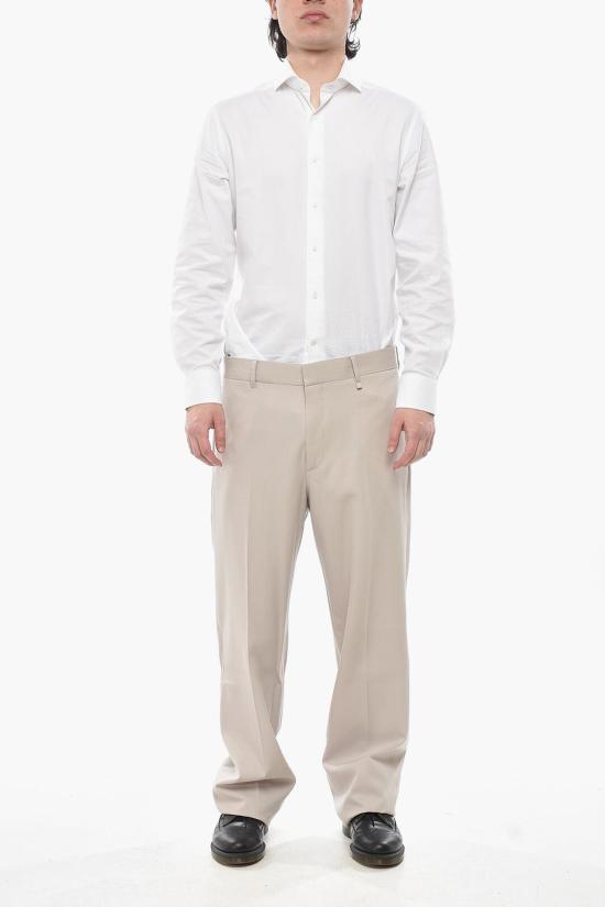  지방시 스트레이트 팬츠 BM51GU1YG3 057 Beige - GIVENCHY