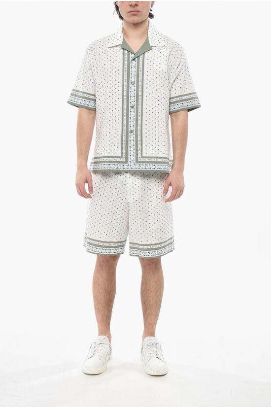  지방시 긴팔 셔츠 BM611015N2 185 White - GIVENCHY