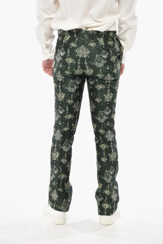  지방시 스트레이트 팬츠 BM51H515RZ 301 Green - GIVENCHY