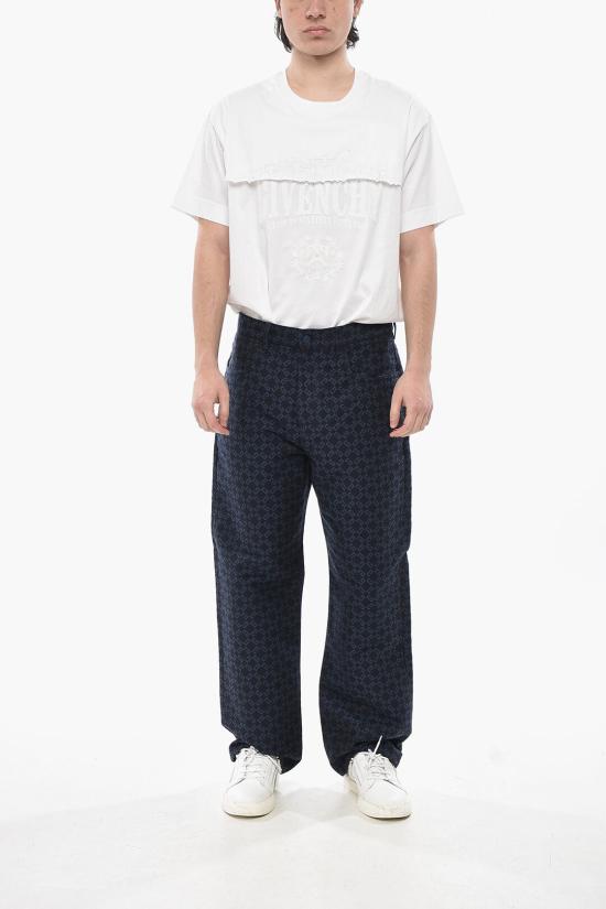  지방시 스트레이트 팬츠 BM51HV15TJ 401 Blue - GIVENCHY