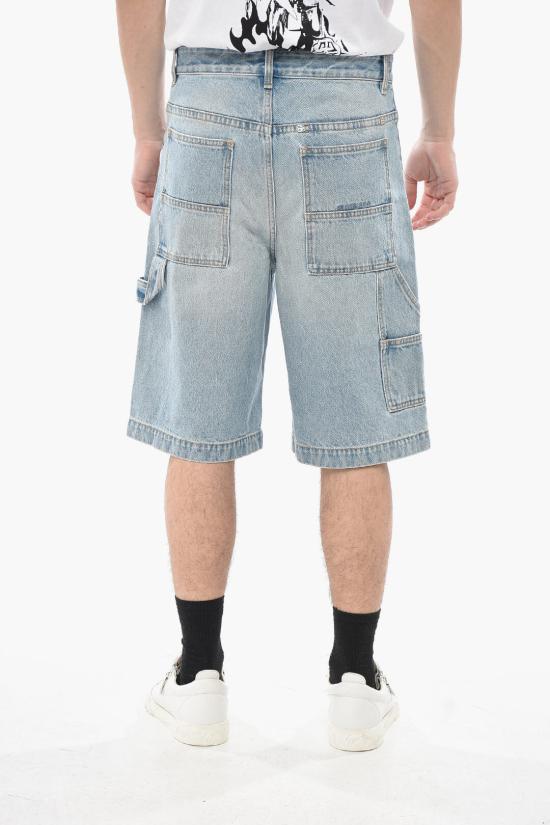  지방시 데님 숏팬츠 BM519C5Y6Q 452 Light blue - GIVENCHY