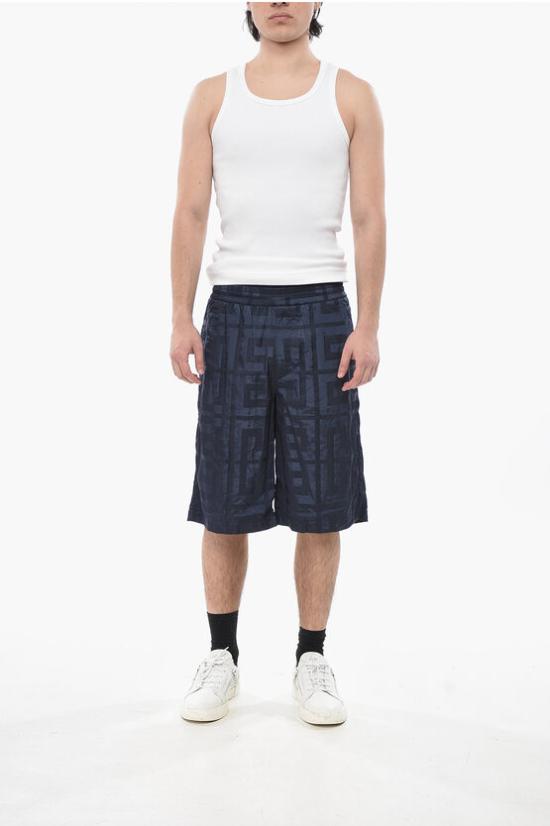 지방시 숏팬츠 BM51A114UD 410 Blue - GIVENCHY